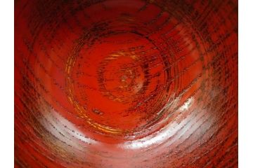 角偉三郎　内根来　5つ星　使い込むほどに深みが増す合鹿椀2客セット(汁椀、木製、漆器、漆芸、お椀、五ツ星、共箱付き、和食器)(R-074574)