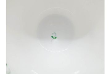 ヘレンド　ハンガリー　HEREND HVNGARY　アポニー・グリーン　優雅なひとときを演出してくれるミッドマグ2客セット(ペアセット、マグカップ、HUNGARY、洋食器)(R-074576)