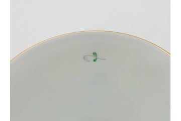 ヘレンド　ハンガリー　HEREND HVNGARY　アポニー・グリーン　優雅なひとときを演出してくれるミッドマグ2客セット(ペアセット、マグカップ、HUNGARY、洋食器)(R-074576)