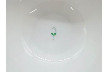 ヘレンド　ハンガリー　HEREND HVNGARY　アポニー・グリーン　繊細な絵付けが上品で落ち着いた雰囲気を醸し出すティーカップ&ソーサー3客セット(C&S、HUNGARY、洋食器)(R-074577)