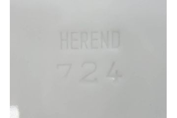 ヘレンド　ハンガリー　HEREND HVNGARY　アポニー・グリーン　繊細な絵付けが上品で落ち着いた雰囲気を醸し出すティーカップ&ソーサー2客セット(C&S、HUNGARY、洋食器)(R-074578)
