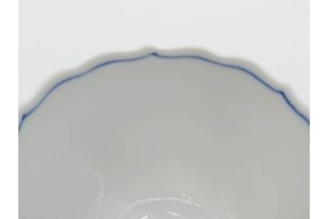 ドイツ　マイセン　Meissen　ブルーオニオン　意匠をこらした凝ったデザインが魅力的なモカカップ2客&オープンワーク透かしプレート2枚セット(皿、洋食器)(R-074581)