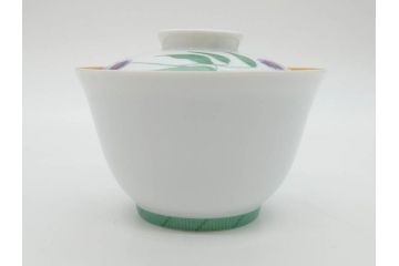 フランス　HERMES(エルメス)　トゥカン/アフリカ/ナイルの庭/シエスタ　それぞれ華やかなデザインが素敵なアジアンティーカップ&ソーサー5客セット(Toucans/AFRiCA/nile/Siesta、湯呑み、湯のみ、蓋付き、C&S、洋食器)(R-074582)