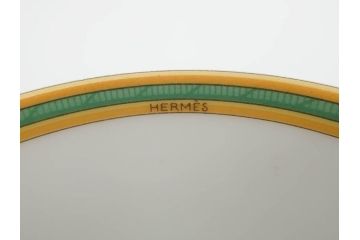 フランス　HERMES(エルメス)　トゥカン/アフリカ/ナイルの庭/シエスタ　それぞれ華やかなデザインが素敵なアジアンティーカップ&ソーサー5客セット(Toucans/AFRiCA/nile/Siesta、湯呑み、湯のみ、蓋付き、C&S、洋食器)(R-074582)