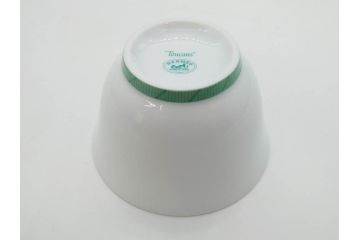 フランス　HERMES(エルメス)　トゥカン/アフリカ/ナイルの庭/シエスタ　それぞれ華やかなデザインが素敵なアジアンティーカップ&ソーサー5客セット(Toucans/AFRiCA/nile/Siesta、湯呑み、湯のみ、蓋付き、C&S、洋食器)(R-074582)