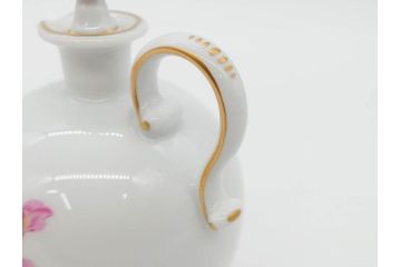 ドイツ　マイセン　Meissen　フラワー　多彩な花たちが華やぎをもたらしてくれるリキュールセット(花、ボトル、トレイ、トレー、カップ6客、酒器、洋食器)(R-074583)