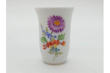 ドイツ　マイセン　Meissen　フラワー　多彩な花たちが華やぎをもたらしてくれるリキュールセット(花、ボトル、トレイ、トレー、カップ6客、酒器、洋食器)(R-074583)