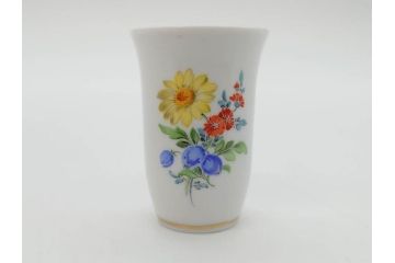 ドイツ　マイセン　Meissen　フラワー　多彩な花たちが華やぎをもたらしてくれるリキュールセット(花、ボトル、トレイ、トレー、カップ6客、酒器、洋食器)(R-074583)