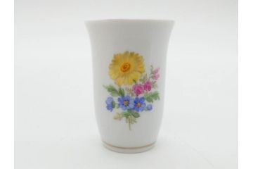 ドイツ　マイセン　Meissen　フラワー　多彩な花たちが華やぎをもたらしてくれるリキュールセット(花、ボトル、トレイ、トレー、カップ6客、酒器、洋食器)(R-074583)