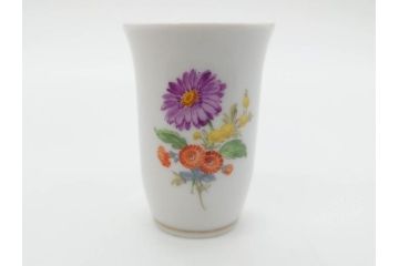 ドイツ　マイセン　Meissen　フラワー　多彩な花たちが華やぎをもたらしてくれるリキュールセット(花、ボトル、トレイ、トレー、カップ6客、酒器、洋食器)(R-074583)