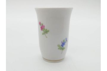 ドイツ　マイセン　Meissen　フラワー　多彩な花たちが華やぎをもたらしてくれるリキュールセット(花、ボトル、トレイ、トレー、カップ6客、酒器、洋食器)(R-074583)
