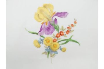 ドイツ　マイセン　Meissen　フラワー　多彩な花たちが華やぎをもたらしてくれるリキュールセット(花、ボトル、トレイ、トレー、カップ6客、酒器、洋食器)(R-074583)
