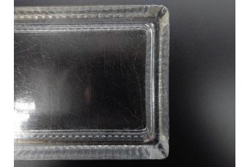 アンティーク　1933〜1951年頃　レア　ルネ・ラリック(R.LALIQUE)　ローレンス(Laurens)　繊細なデザインがエレガントな雰囲気溢れるシガレットケース(ボックス、たばこ(タバコ)箱、小物入れ、アクセサリートレイ、ガラス)(R-074585)