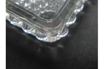 アンティーク　1933〜1951年頃　レア　ルネ・ラリック(R.LALIQUE)　ローレンス(Laurens)　繊細なデザインがエレガントな雰囲気溢れるシガレットケース(ボックス、たばこ(タバコ)箱、小物入れ、アクセサリートレイ、ガラス)(R-074585)