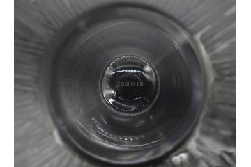 アンティーク　1920年代　ルネ・ラリック(R.LALIQUE)　ロータス(LOTUS)　グラス　花瓶　蓮の花のようなデザインが美しいゴブレット(花入れ、花器、フラワーベース)(R-074586)