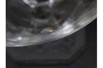 アンティーク　ルネ・ラリック(R.LALIQUE)　洗練されたデザインが優美な印象を与えるシャンパングラス2客セット(ヒナギク、パクレット、デイジー、デザート、コンポート、フルーツ、小鉢、ミニボウル、ガラス)(R-074587)
