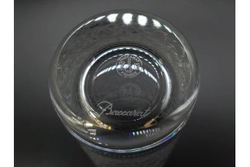 フランス　Baccarat　オールドバカラ　ローハン　タンブラー　緻密なデザインが施された上品な佇まいのハイボールグラス2客セット(バーウェア、フルレッドクリスタルガラス)(R-074592)