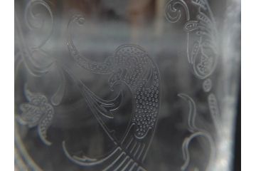 フランス　Baccarat　オールドバカラ　マッセナ　パルメ　優美なデザインが素敵なグラス2客セット(ハイボール、タンブラー、フルレッドクリスタルガラス)(R-074593)