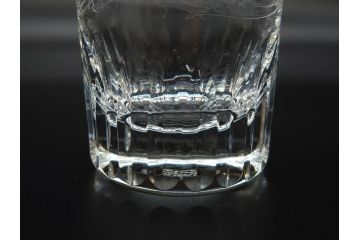 フランス　Baccarat　オールドバカラ　マッセナ　パルメ　優美なデザインが素敵なグラス2客セット(ハイボール、タンブラー、フルレッドクリスタルガラス)(R-074593)