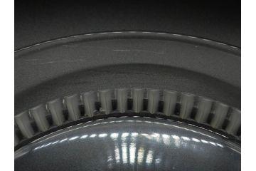 フランス　LALIQUE(ラリック)　バンブー(竹)　シンプルながらも上品な佇まいが魅力のプレート4枚セット(大・小)(皿、ガラス)(R-074596)