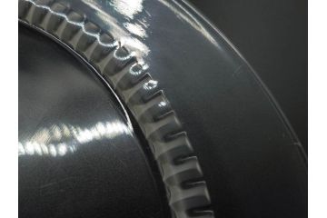 フランス　LALIQUE(ラリック)　バンブー(竹)　シンプルながらも上品な佇まいが魅力のプレート4枚セット(大・小)(皿、ガラス)(R-074596)