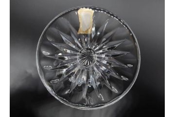 ドイツ　マイセン　Meissen　ブルーオニオン　クリスタル　M刻印　緻密なカットが美しいワイングラス6客セット(ガラス、MEISSENER BLEIKRISTALL)(R-074599)