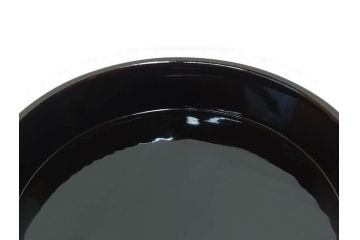 輪島塗　花寄　約14cm　4.6寸　丁寧に描かれた蒔絵が上品な雰囲気を高める吸物椀10客セット(お椀、漆器、和食器、黒漆、共箱付き、四寸六分)(R-074600)