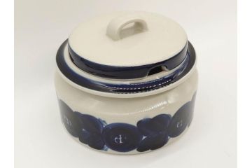ARABIA FINLAND　アネモネ　Ulla Procope(ウラ・プロコッペ)　大胆に描かれたアネモネ花が素敵なスープチューリン(アラビア、フィンランド、チュリーン、ポット、キャセロール、蓋物、フタ付き、Anemone、Sモデル、北欧食器)(R-074605)