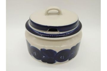 ARABIA FINLAND　アネモネ　Ulla Procope(ウラ・プロコッペ)　大胆に描かれたアネモネ花が素敵なスープチューリン(アラビア、フィンランド、チュリーン、ポット、キャセロール、蓋物、フタ付き、Anemone、Sモデル、北欧食器)(R-074605)