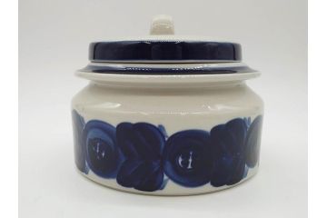 ARABIA FINLAND　アネモネ　Ulla Procope(ウラ・プロコッペ)　大胆に描かれたアネモネ花が素敵なスープチューリン(アラビア、フィンランド、チュリーン、ポット、キャセロール、蓋物、フタ付き、Anemone、Sモデル、北欧食器)(R-074605)
