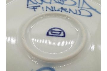 ARABIA FINLAND　アネモネ　Ulla Procope(ウラ・プロコッペ)　大胆に描かれたアネモネ花が素敵なスープチューリン(アラビア、フィンランド、チュリーン、ポット、キャセロール、蓋物、フタ付き、Anemone、Sモデル、北欧食器)(R-074605)