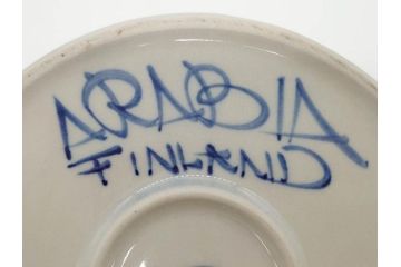 ARABIA FINLAND　アネモネ　Ulla Procope(ウラ・プロコッペ)　大胆に描かれたアネモネ花が素敵なスープチューリン(アラビア、フィンランド、チュリーン、ポット、キャセロール、蓋物、フタ付き、Anemone、Sモデル、北欧食器)(R-074605)
