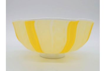 ガラス工芸家　藤田喬平　手吹　ヴェニス　鮮やかな色合いと洗練されたデザインが魅力の八角鉢(ベネチアン、ヴェネチアン、ボウル、深皿)(R-074607)
