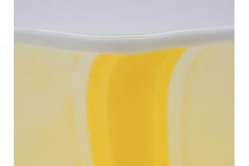 ガラス工芸家　藤田喬平　手吹　ヴェニス　鮮やかな色合いと洗練されたデザインが魅力の八角鉢(ベネチアン、ヴェネチアン、ボウル、深皿)(R-074607)