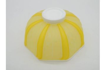 ガラス工芸家　藤田喬平　手吹　ヴェニス　鮮やかな色合いと洗練されたデザインが魅力の八角鉢(ベネチアン、ヴェネチアン、ボウル、深皿)(R-074607)