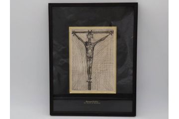 【真作】 ベルナール・ビュッフェ画伯　「マルドロールの詩」　オリジナル銅版画(ドライポイント)　1952年制作　限定125枚(LES CHANTS DE MALDOROR、ドゥ・ロートレアモン伯爵(COMTE DE LAUTREAMONT)著作、押画、額装)(R-074611)