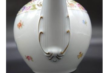 ドイツ　ドレスデン　シューマン ババリア　SCHUMANN BAVARIA　 金彩　フラワー　鮮やかな色合いと散りばめられた花たちが可愛らしいティーポット(洋食器)(R-074618)