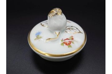 ドイツ　ドレスデン　シューマン ババリア　SCHUMANN BAVARIA　 金彩　フラワー　鮮やかな色合いと散りばめられた花たちが可愛らしいティーポット(洋食器)(R-074618)