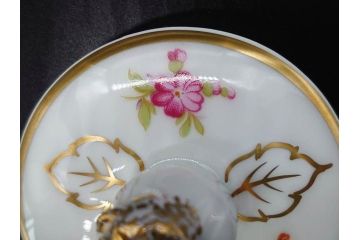 ドイツ　ドレスデン　シューマン ババリア　SCHUMANN BAVARIA　 金彩　フラワー　鮮やかな色合いと散りばめられた花たちが可愛らしいティーポット(洋食器)(R-074618)