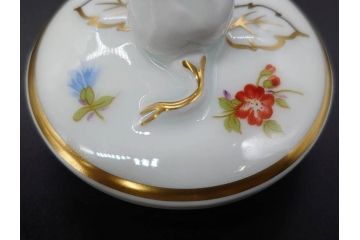 ドイツ　ドレスデン　シューマン ババリア　SCHUMANN BAVARIA　 金彩　フラワー　鮮やかな色合いと散りばめられた花たちが可愛らしいティーポット(洋食器)(R-074618)