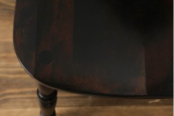 中古　美品　松本民芸家具　16型スピンドルチェア　ゆったりと座れるダイニングチェア(板座チェア、椅子、イス)(R-074636)