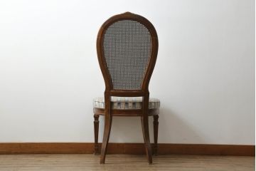 中古　美品　DREXEL HERITAGE(ドレクセルヘリテイジ)　Cameo Classics(キャメオクラシックス)　格調高い雰囲気が魅力のマホガニー製ダイニングチェア(椅子、イス)(定価約31万円)(R-074637)