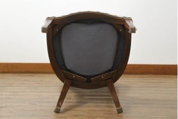 中古　美品　DREXEL HERITAGE(ドレクセルヘリテイジ)　Cameo Classics(キャメオクラシックス)　格調高い雰囲気が魅力のマホガニー製ダイニングチェア(椅子、イス)(定価約31万円)(R-074637)