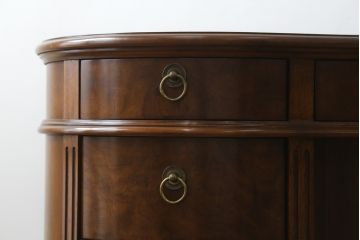 中古　DREXEL HERITAGE(ドレクセルヘリテイジ)　Cameo Classics(キャメオクラシックス)　高級感溢れるキドニーデスク(両袖デスク、机、ワークデスク、カウンターテーブル、在宅用、在宅ワーク用)(R-074640)