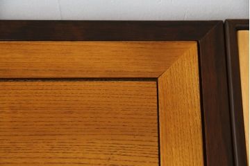 中古　美品　ニレ材　温かみのある木の色味と木目が美しい長火鉢(囲炉裏、木製火鉢)(R-074641)