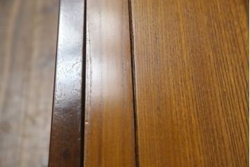 中古　美品　ニレ材　温かみのある木の色味と木目が美しい長火鉢(囲炉裏、木製火鉢)(R-074641)