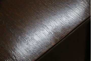 イギリスアンティーク　オーク材　クラシカルな佇まいが魅力の脚つきチェスト(引き出し、サイドチェスト、英国)(R-074643)