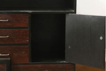 和製アンティーク　漆塗りの研ぎ出しが趣のある雰囲気を醸し出す小箪笥(引き出し、和箪笥、整理箪笥、収納箪笥、戸棚、収納棚)(R-074650)