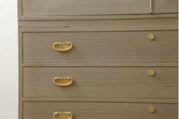 中古　美品　国産　職人手作り　品のある佇まいで和の雰囲気を引き立てる総桐箪笥(総桐たんす、衣装箪笥、着物箪笥、収納タンス、和タンス、引き出し、並厚、四方丸)(定価約150万円)(R-074651)