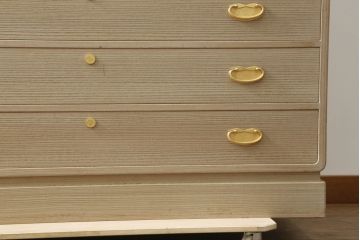 中古　美品　国産　職人手作り　品のある佇まいで和の雰囲気を引き立てる総桐箪笥(総桐たんす、衣装箪笥、着物箪笥、収納タンス、和タンス、引き出し、並厚、四方丸)(定価約150万円)(R-074651)